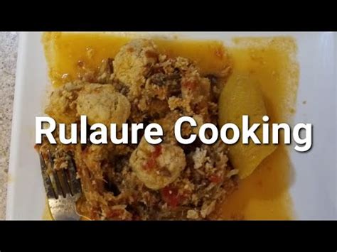 Jul 10, 2013 · follow the recipe on this page to make the soup. How to make Salt Fish, dried ground seeds flour And plantain - YouTube