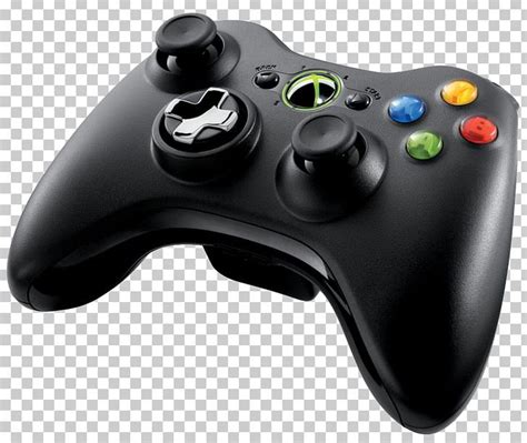 Xbox 360 Controller Xbox One Controller Black Kinect Png Clipart All