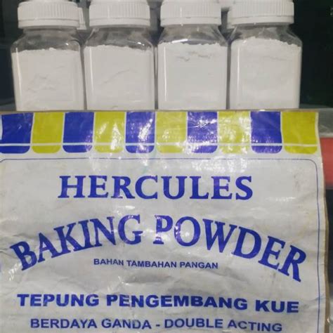 Kandungan di dalam baking powder baking powder double acting merk hercules bakels sudah sangat terkenal dan banyak digunakan. BAKING POWDER BPDA REPACK 100 GRAM MERK HERCULES | Shopee ...