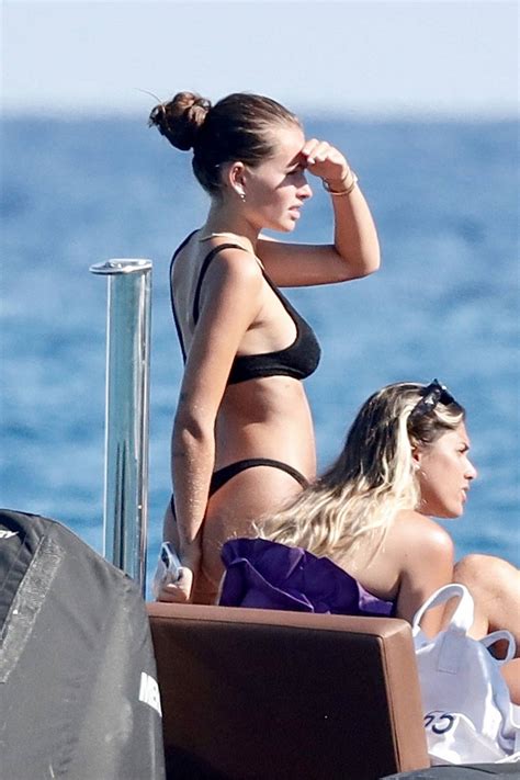 Thylane Blondeau Shows Off Her Bikini Body While Enjoying A Yacht Day With Beau Ben Attal In