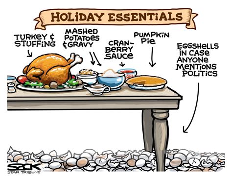 Happy Thanksgiving Political Cartoons Daily News
