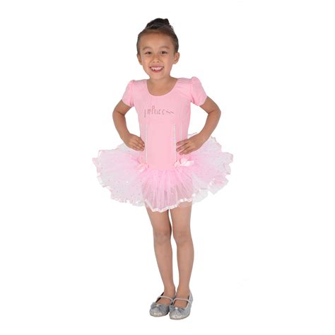 Girls Pink Princess Ballet Dress Dance Tutu Dress 2 3 4 5 6 7 8 Years