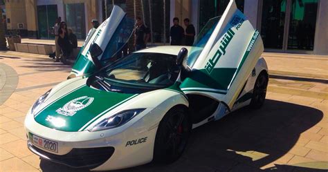 10 Supercars Owned By The Dubai Police