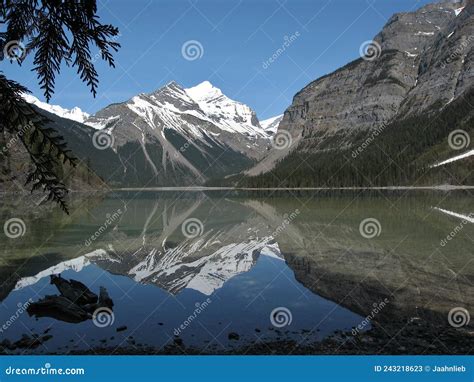 Mount Robson Provincial Park Whitehorn Mountain Reflected In Kinney