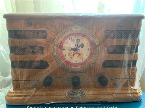Mickey Mouse Amfm Clock Radio Beck Auctions Inc