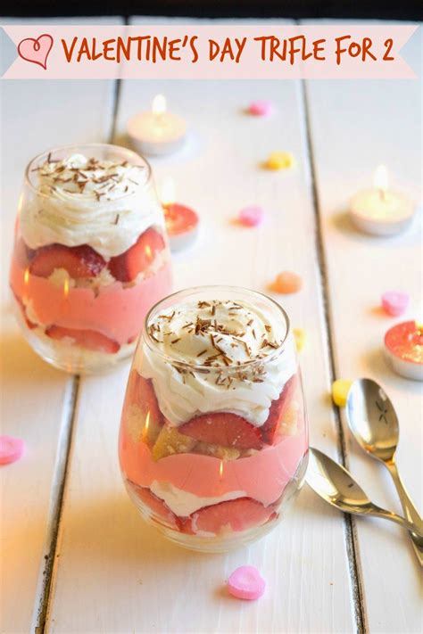 Valentines Day Trifle For Two Guest Post By Culinary Ginger