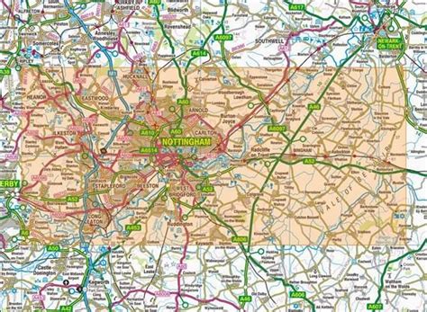 Mapas Detallados De Nottingham Para Descargar Gratis E Imprimir
