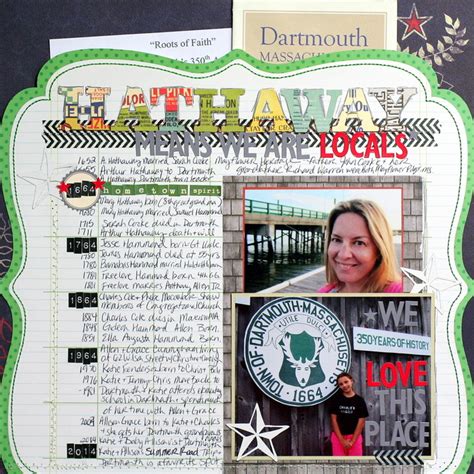 Ideas For Scrapbook Page Storytelling With A Timeline Scrapbooking