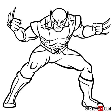 Superhero Drawing How To Draw A Superhero Step By Ste Vrogue Co