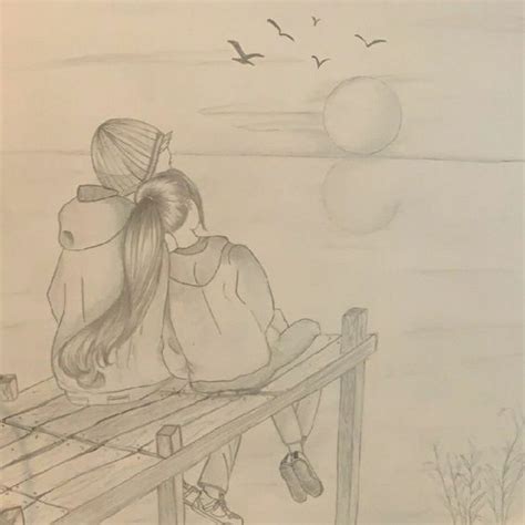 Couple Happy Moment Drawing Drawing Ideas For Beginners Easy Love