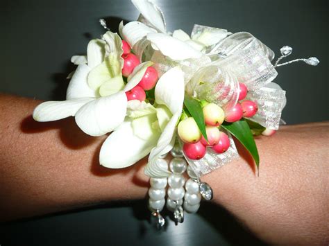 This Is The Prom Corsage I Had Made On A Pearl Bracelet Corsage Prom