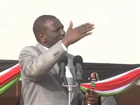 These trials also do not reflect the. Deputy President William Ruto on Mau Forest - YouTube