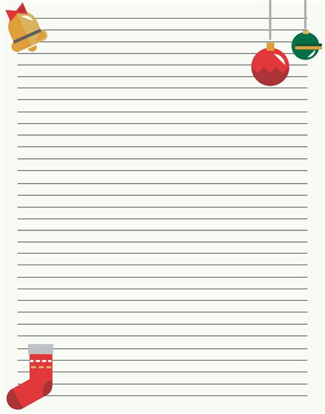 8 Best Free Printable Christmas Stationery Designs Pdf For Free At