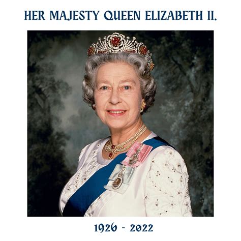 In Loving Memory Her Majesty Queen Of England Elizabeth Ii Heart