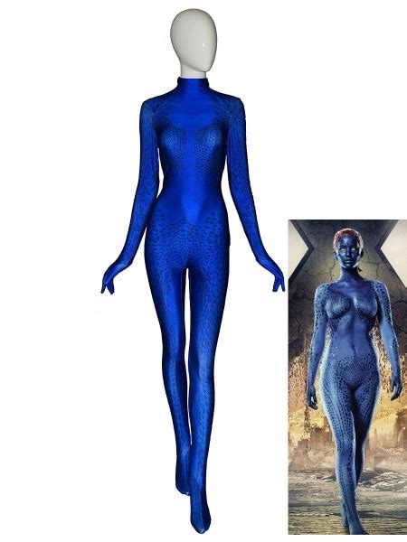 Mystique Cosplay Costume Spandex Xmen Mystique Costume D Print X Men