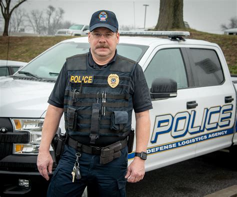 dla susquehanna police officer receives recognition for 35 years of service defense logistics