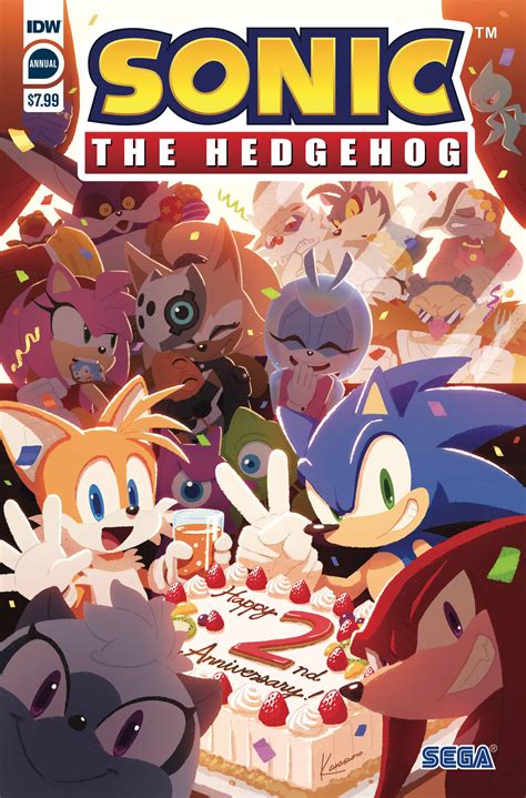 Take A Look At This New Cover Art For Idw Sonic Annual 2020 R