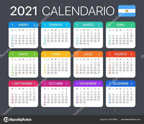 Calendario 2021 Argentina Para Imprimir Feriados Nacionales Argentina