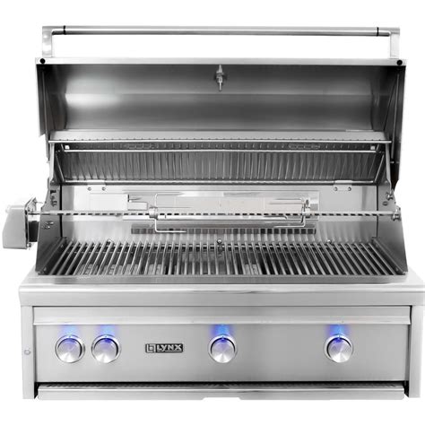 Lynx Lynx Gas Grills 36 Inch Built In Natural Gas Grill With Rotisserie L36r 1 Ng Outdoor