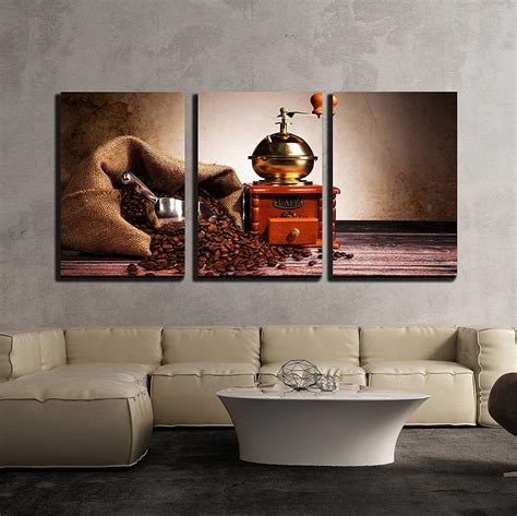 Wall26 3 Piece Canvas Wall Art Coffee Still Life With