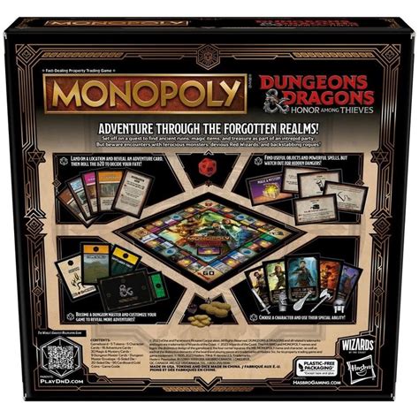 Monopoly Dungeons And Dragons Honor Among Thieves Boardgamesca