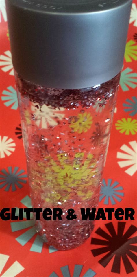 To make the glitter and oil sensory bottle, i first washed out an old plastic tea bottle from which i had removed the label. Sensory Bottles | Pink Oatmeal