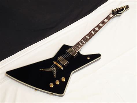 Dean Z Straight Six Electric Guitar In Classic Black And Gold Reverb