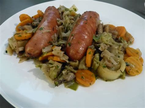 De délicieux diots de Savoie au vin blanc