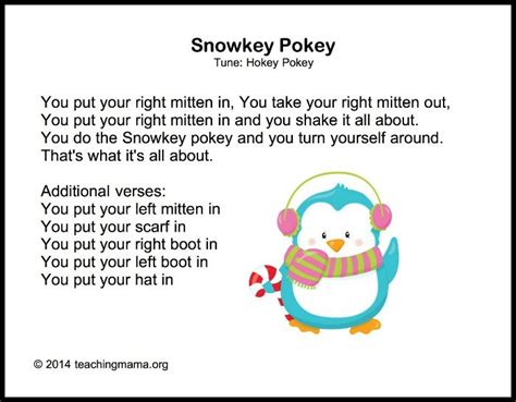 Download Winter Songs for Preschoolers | Preschool songs, Winter ...