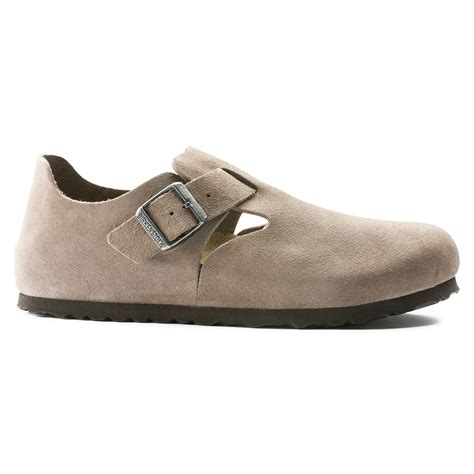 Suede leather has a unique feel and look among leather types. London Suede Leather Taupe | shop online at BIRKENSTOCK