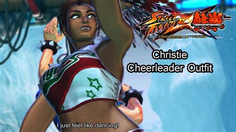Christie In A Cheerleader Outfit Street Fighter X Tekken Youtube
