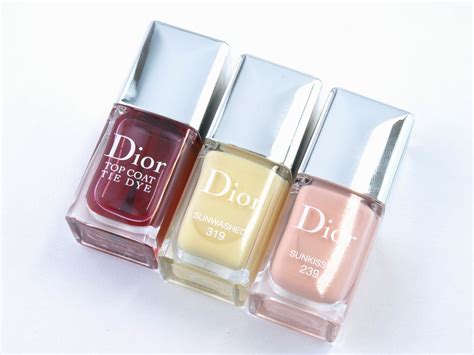 Dior Summer Tie Dye Collection Nail Polish Review And Swatches The Happy Sloths Beauty