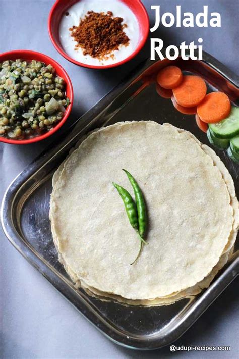 Jolada Rotti Jowar Roti Sorghum Flatbread Recipe With Video Udupi