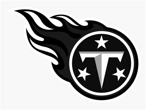Tennessee Titans Logo Black A - Nfl Tennessee Titans Logo, HD Png