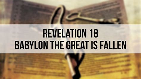 Revelation Chapter 18 Youtube