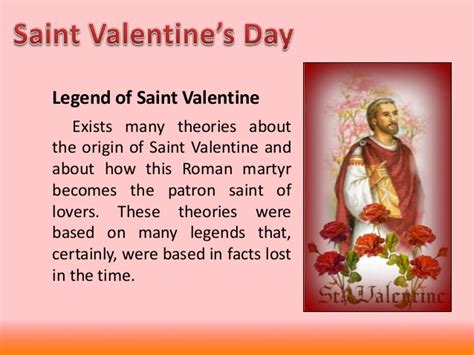 The History Of Saint Valentine