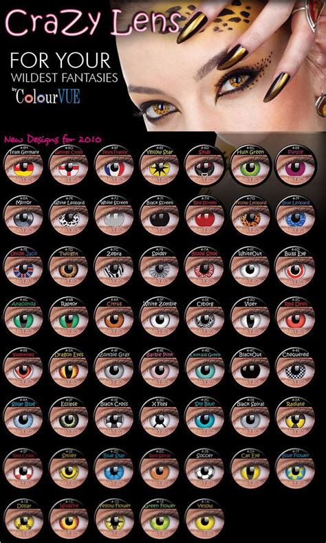 Colorvue Crazy Lens Come With Real Funky Looking Crazywild Eyes Designs Get One With