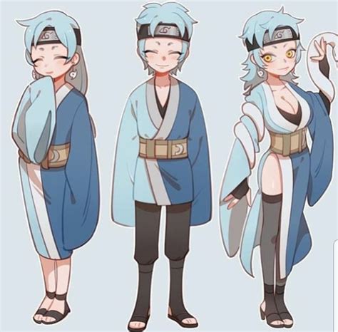 Mitsuki Females Male Meninas Naruto Personagens De Anime Animes