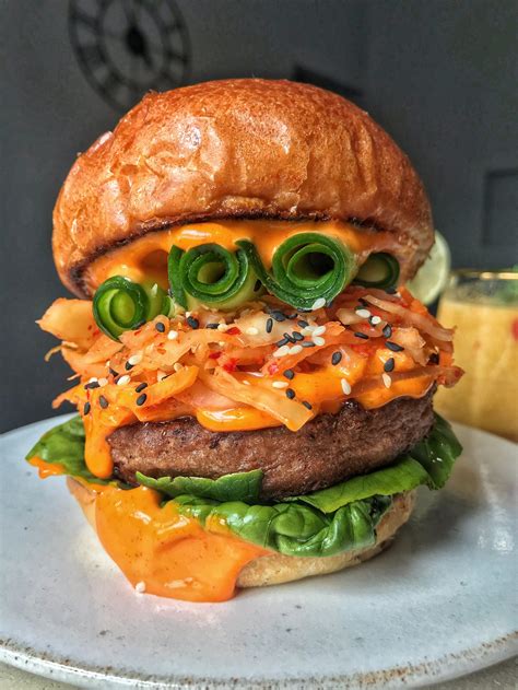 Kimchi And Satay Burger Recipes With Our Meal Kits And Sauces — The