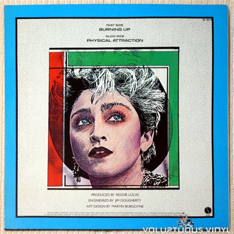 Madonna ‎ Burning Up Physical Attraction 1983 Vinyl 12 45 Rpm