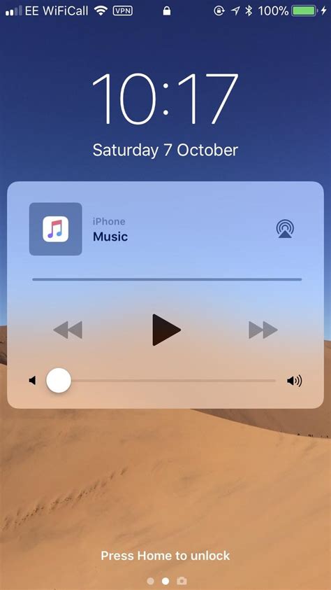 Iphone Lock Screen Music