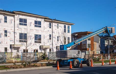 New Low Rise Apartments Building Construction Housing Construction In