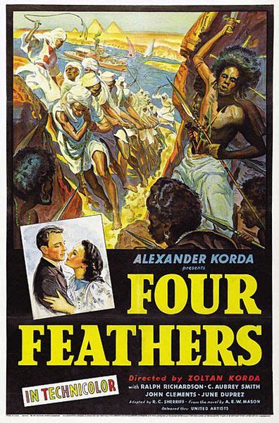 Four Feathers 1939 With Ralph Richardson Based On A Novel By Aew Mason Classic Movie
