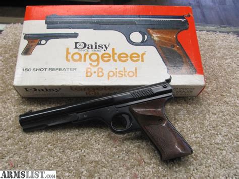 ARMSLIST For Sale VINTAGE DAISY TARGETEER MODEL B B PISTOL IN BOX