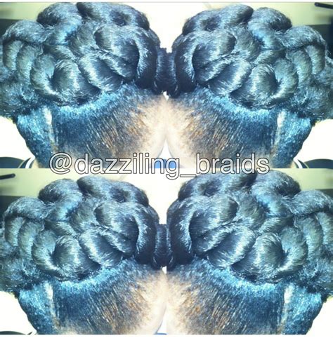 Useful tips for creating brazilian wool styles. Braided updo | Ghana braids, Braided updo, Braids