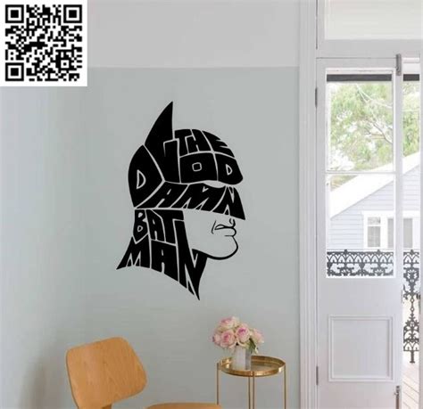 Batman Wall Decor E0014807 File Cdr And Dxf Free Vector Download For