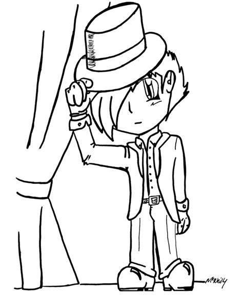Anime Coloring Pages Boy Actor Anime Coloring Page And Kids Coloring Home