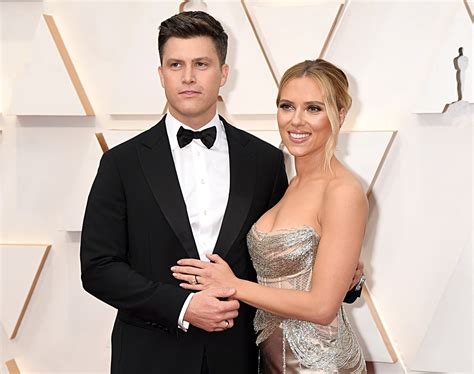 what is scarlett johansson and colin jost s net worth