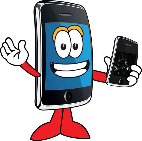 Cartoon Mobile Phone Clipart Png Imobile Cool