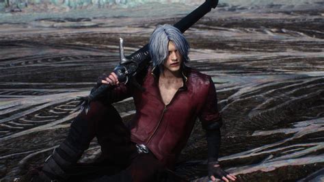 Vergils Face Model On Dante At Devil May Cry 5 Nexus Mods And Community